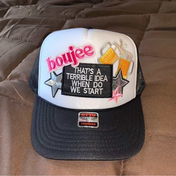 Patched Trucker Hat - Picture 1 of 1